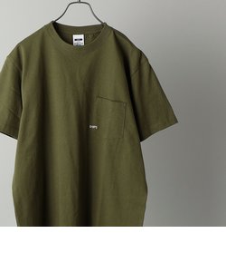 【WEB限定】SHIPS: マイクロ SHIPSロゴ ポケット Tシャツ