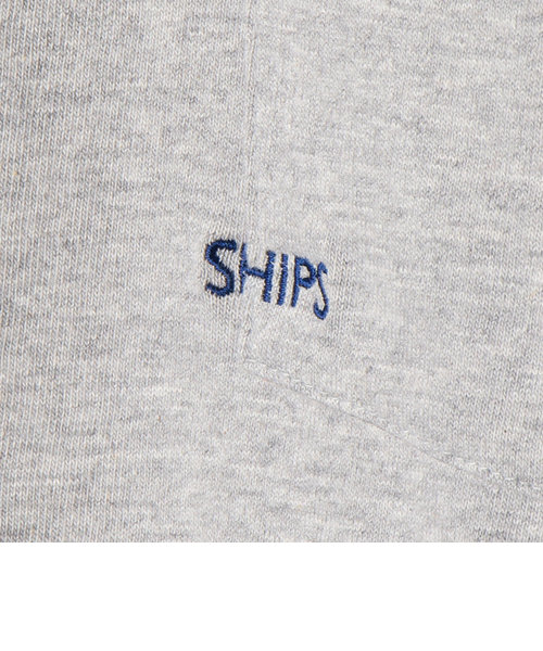 【WEB限定】SHIPS: マイクロ SHIPSロゴ ポケット Tシャツ (グレー) | SHIPS（シップス）の通販 - &mall