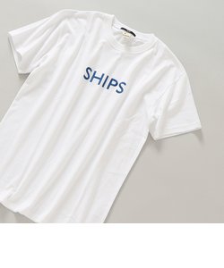 SHIPS: ロゴ エンブロイダリー Tシャツ