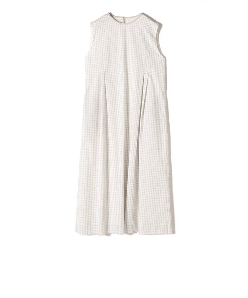 Primary Navylabel ドット チェックノースリーブワンピース Ships シップス の通販 Mall