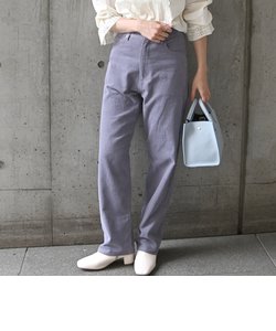 SHIPS any:〈ウォッシャブル〉コーデュロイ ハイライズ ストレート パンツ