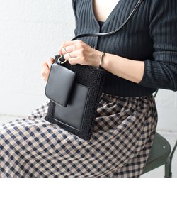 【WEB限定】ボアコンビショルダーバッグ◇