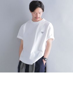 【SHIPS別注】FRED PERRY: SOLOTEX（R) 鹿の子 ワンポイント ロゴ Tシャツ 22SS