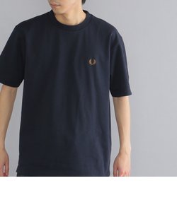 【SHIPS別注】FRED PERRY: SOLOTEX（R) 鹿の子 ワンポイント ロゴ Tシャツ 22SS