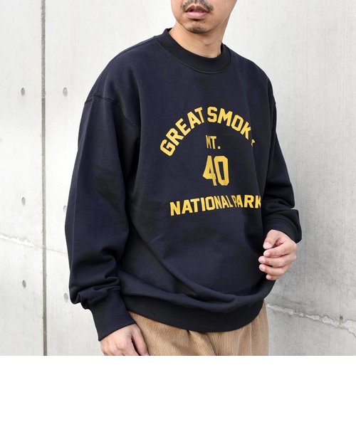 *SHIPS any: NATIONAL PARK プリント スウェット 23AW◇