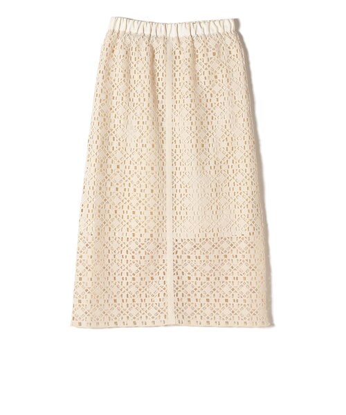 SHIPS別注】U PHORICA:〈手洗い可能〉クラフトケミカルスカート