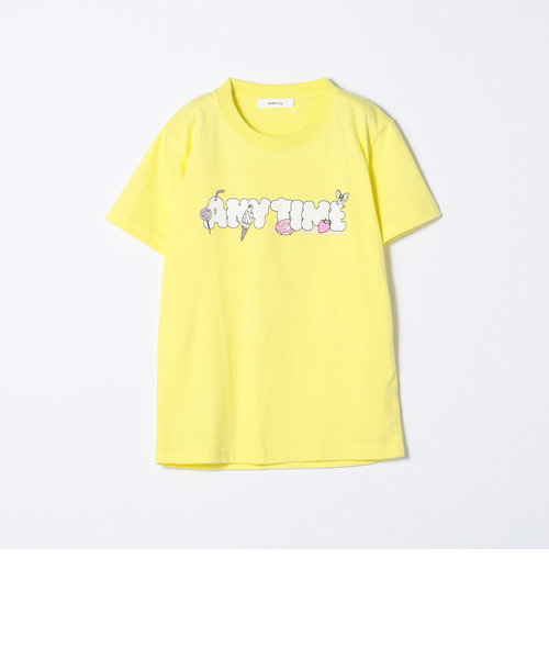 SHIPS any: ANYロゴ プリント 半袖 Tシャツ
