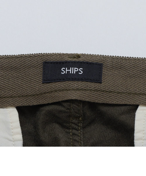 SHIPS:〈抗菌加工〉MADE IN JAPAN コーデュロイ テーパード チノパンツ