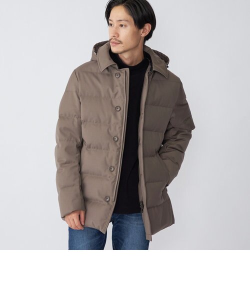 Ships Goose Down ウール シングル ダウンコート Ships シップス の通販 Mall