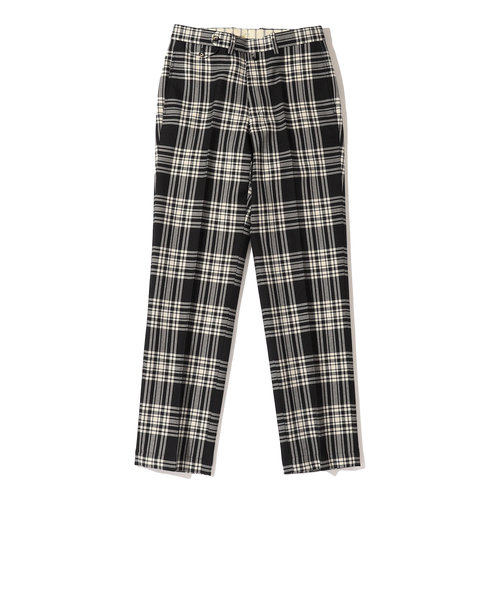 THOMSON: WOOL CHECK TROUSERS