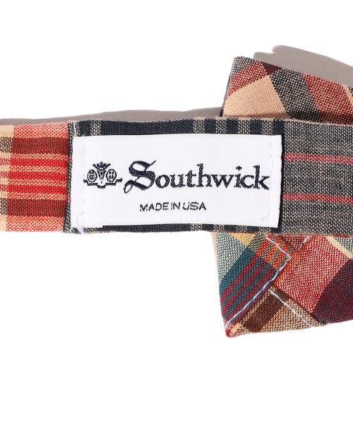 Southwick: パッチワーク マドラスチェック ボウタイ | SHIPS