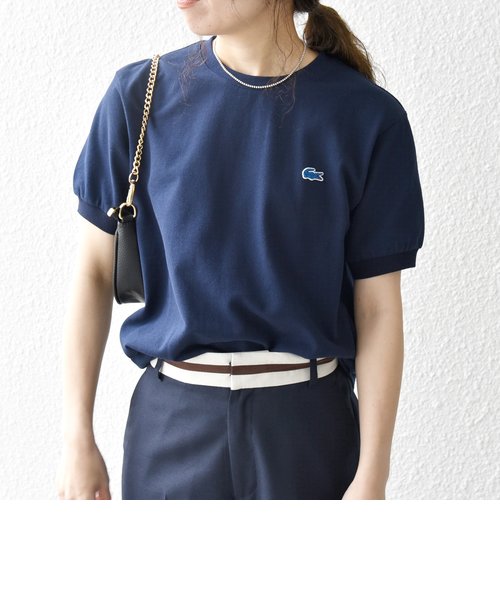 【SHIPS any別注】LACOSTE: PIQUE クルーネック Tシャツ 24SS
