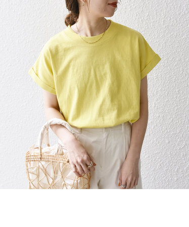 レディースのTシャツ・カットソー（イエロー/黄色）通販 | &mall 