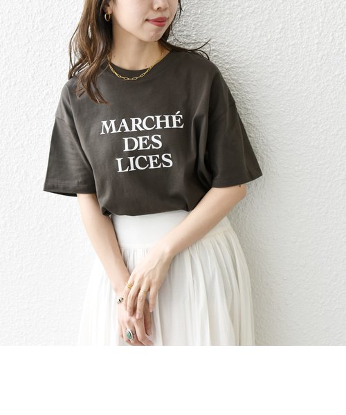 SHIPS any:〈洗濯機可能〉スーベニア ロゴ  ビッグ TEE