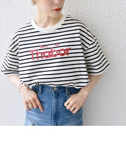 SHIPS any:〈洗濯機可能〉スーベニア ロゴ  ビッグ TEE