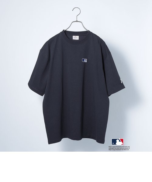SHIPS any別注】MLB: バッターマン ワンポイント 刺繍 /袖プリント T