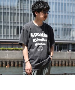 GOOD ROCK SPEED: ロック プリント クルーネック Tシャツ◇