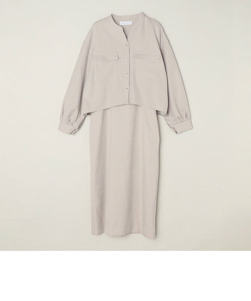 quaranciel:〈手洗い可能〉ツイル シャツ ＆ ジャンパースカート セット | SHIPS（シップス）の通販 - mall