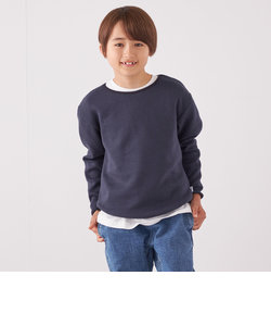 SHIPS any: ランドヘム ワッフル ロングスリーブ Tシャツ<KIDS>