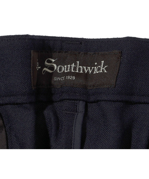 Southwick Gate Label: ウール ワンプリーツ パンツ | SHIPS（シップス