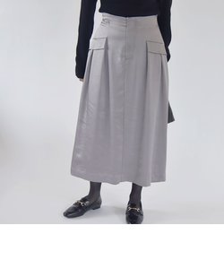 quaranciel:〈洗濯機可能〉ヘビー サテン スカート