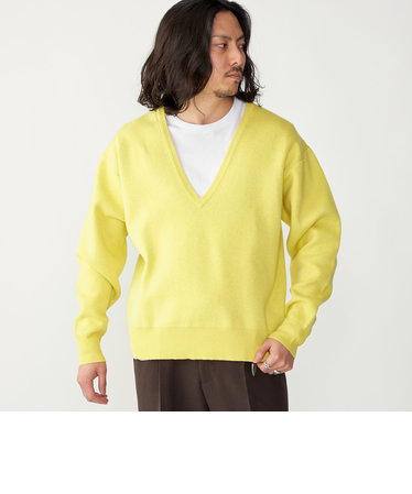 メンズのニット・セーター（イエロー/黄色）通販 | &mall（アンド 