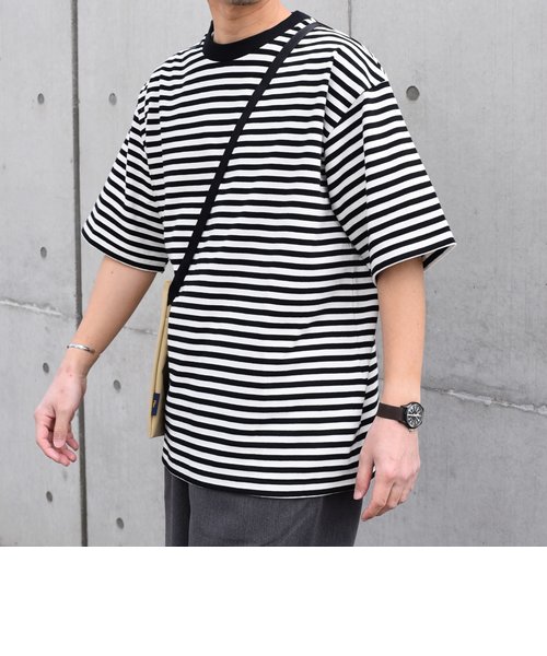 SHIPS any: ベーシック ボーダー リラックス Ｔシャツ 24SS◇