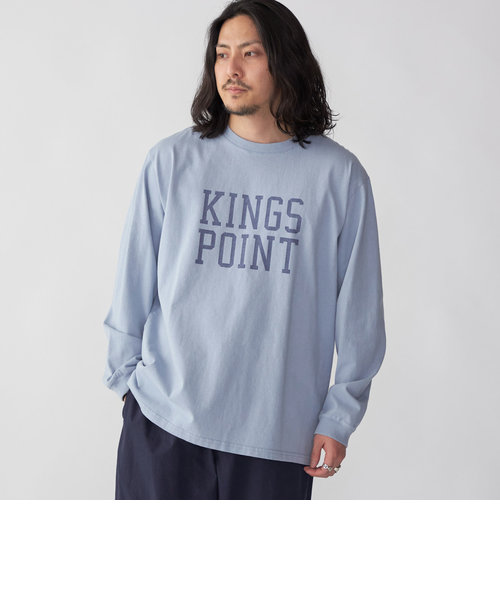 KINGS POINT: ロゴ プリント 長袖 Tシャツ