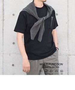 SHIPS any: 〈接触冷感・遮熱・UVカット機能等〉サマーファンクション ポケット Tシャツ 24SS◇