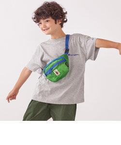 CHAMPION: スクリプトロゴ 刺繍 半袖 Tシャツ<KIDS>