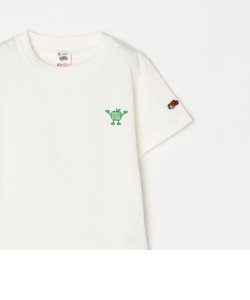 【SHIPS any別注】FRUIT OF THE LOOM: ロゴ 刺繍 クルーネック Tシャツ <KIDS>