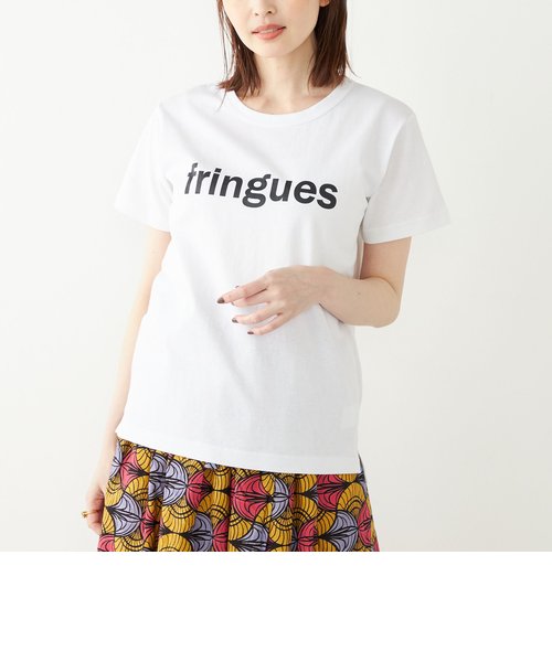 SHIPS Colors:FRINGUES ロゴ プリント TEE◇