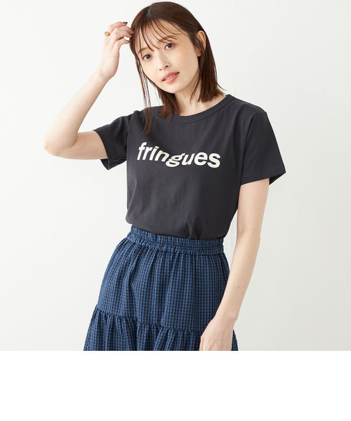 SHIPS Colors:FRINGUES ロゴ プリント TEE◇
