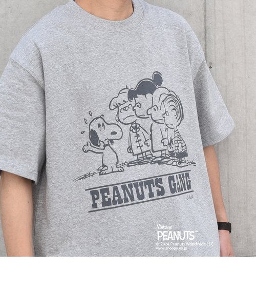 SHIPS any: SNOOPY コラボ グラフィック バック プリント Tシャツ◇