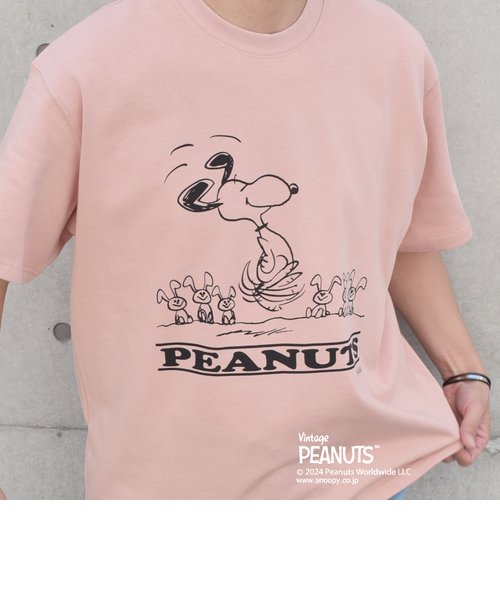 SHIPS any: SNOOPY コラボ グラフィック バック プリント Tシャツ◇