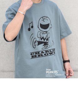 SHIPS any: SNOOPY コラボ グラフィック バック プリント Tシャツ◇