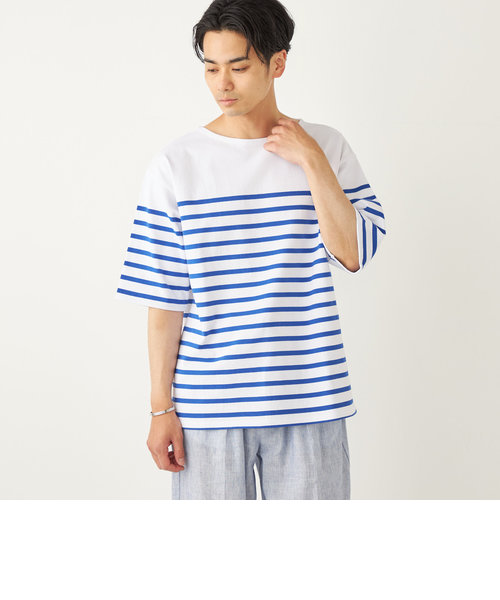 SHIPS Colors:バスク ボーダー TEE