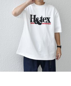 【SHIPS any別注】HANDTEX: POP & CHIC ロゴ プリント Tシャツ◇