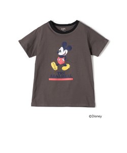 SHIPS Colors:ミッキーマウス デザイン リンガー Tシャツ