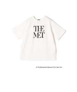 SHIPS Colors:THE MET コラボ ロゴ プリントTシャツ