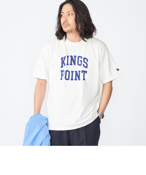 【SHIPS別注】KINGS POINT: ロゴ プリント 半袖 Tシャツ