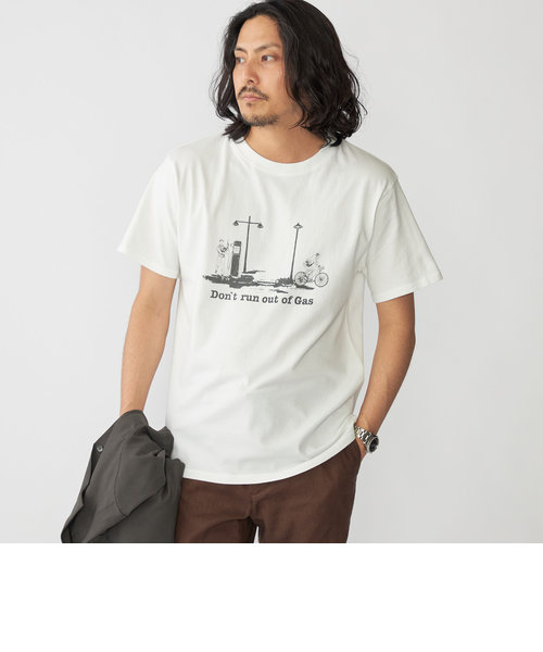 SHIPS: フェード プリント Tシャツ