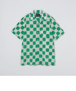 Drake's: CAMP/C CHECKER PRINT SS