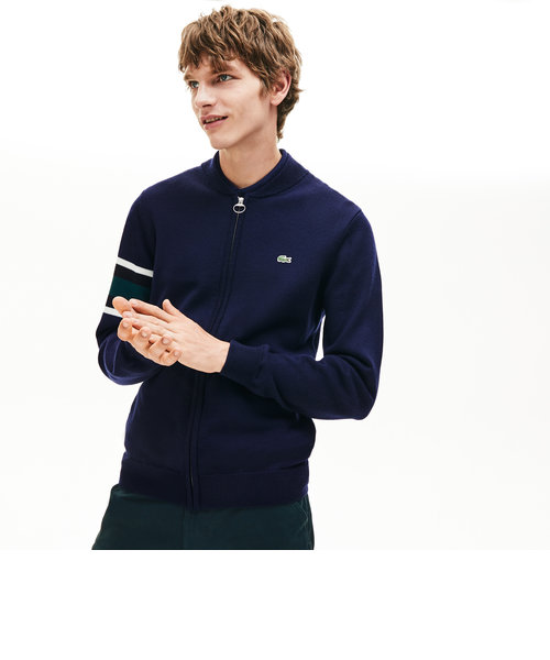 ショールカラージップアップニットセーター | LACOSTE（ラコステ）の