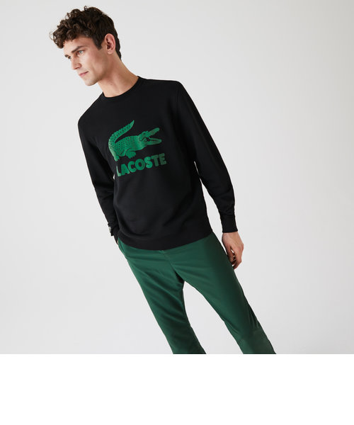 フロッキープリントクルーネックスウェット | LACOSTE（ラコステ）の