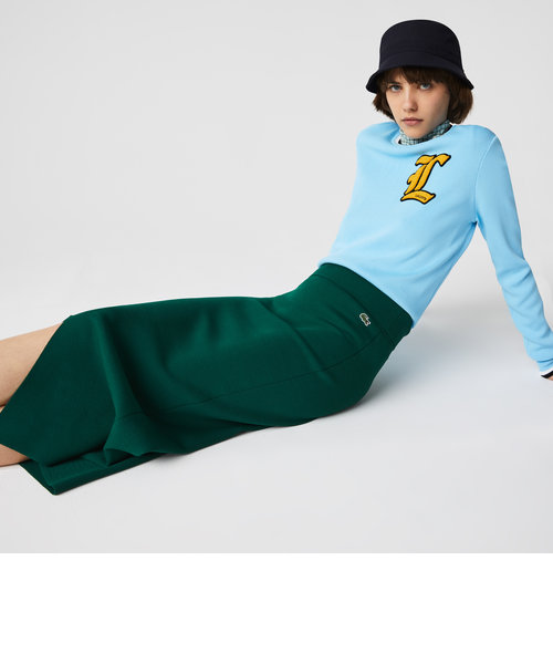 LACOSTE L!VE フロントスリットスリムスカート | LACOSTE（ラコステ