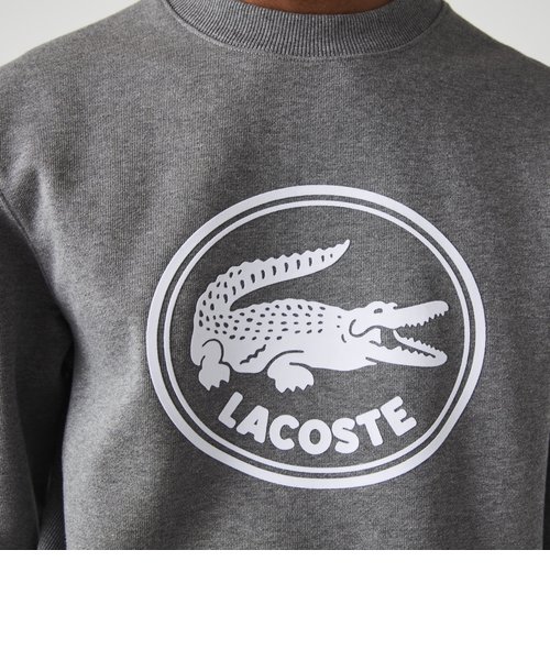 ユニセックス3Dロゴオーガニックコットンスウェットシャツ | LACOSTE