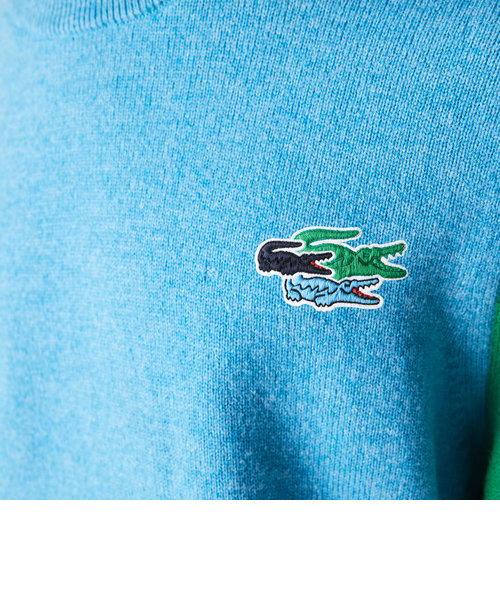 パネル配色エシカルウールニットセーター | LACOSTE（ラコステ）の通販