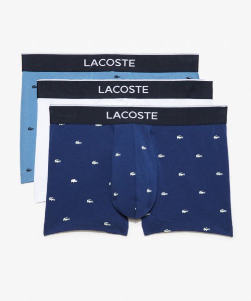 LACOSTE ラコステ マルチデザイン3パックボクサーパンツ Lサイズ