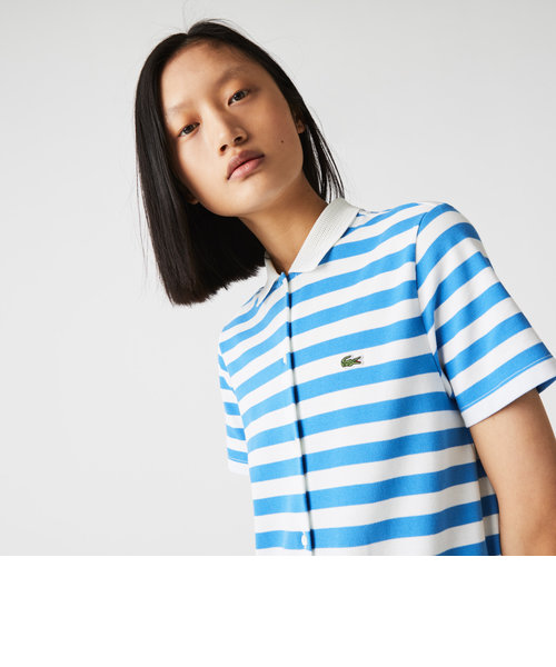 鹿の子地マキシシャツドレス | LACOSTE（ラコステ）の通販 - &mall